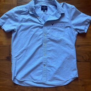 American Eagle Outfitters Men’s Blue Shirt